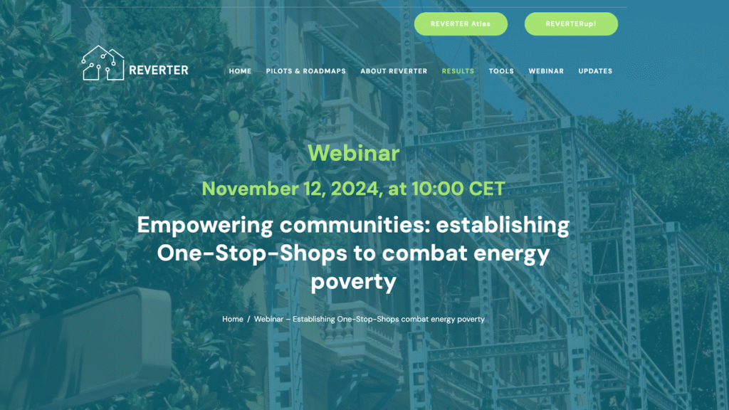 REVERTER Webinar Life progarmme