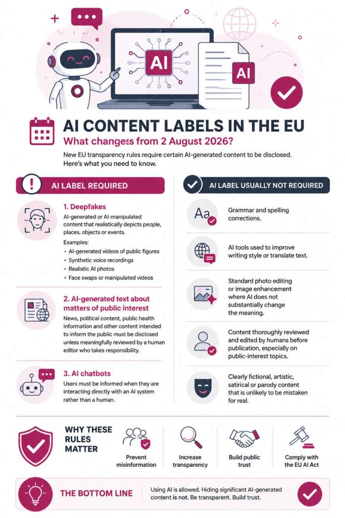 AI content labels become mandatory in the EU from August 2: Here's what you need to know